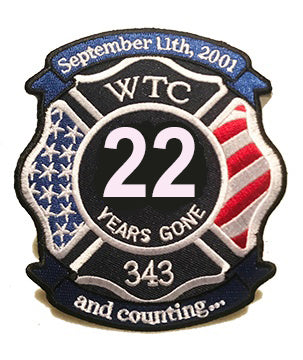 SALE - 20 Years Gone WTC FIRE Memorial Patch