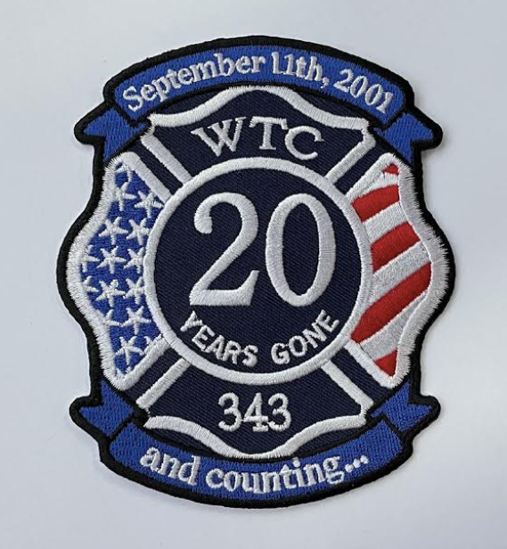 SALE - 20 Years Gone WTC FIRE Memorial Patch