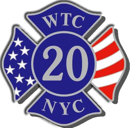 SALE - 20 Years Gone WTC FIRE Memorial Patch