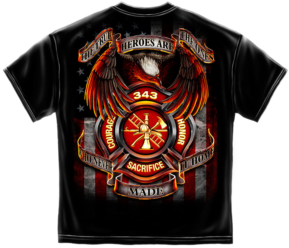 firefighter t shirts cheap